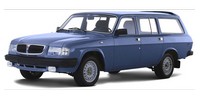Osłona termiczna GAZ Volga (GAZ 31022) wagon