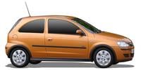 Zestaw klocków hamulcowych Opel Corsa C (X01) Sedan