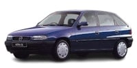 Zestaw szczęk hamulcowych Opel Astra F Classic hatchback