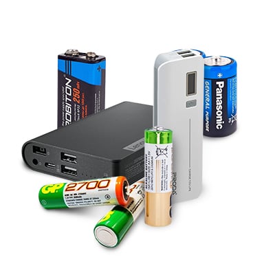 Batteries and portable batteries