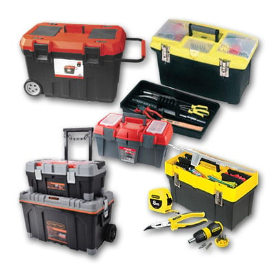 Portable tool boxes