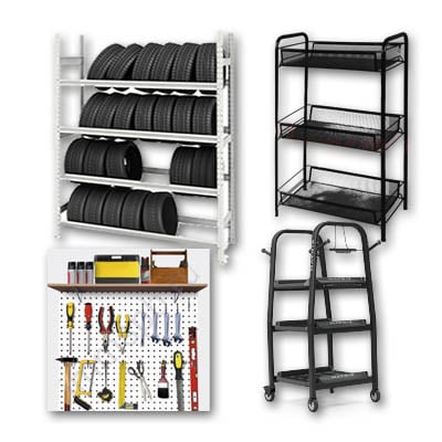 Shelves and storage accessories