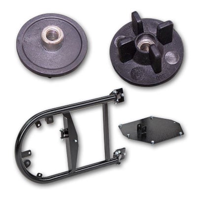 Mouting Sets and accessories for spare wheels