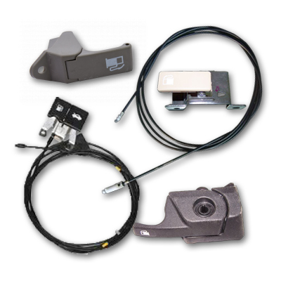 Fuel flap release cables and handles Kia