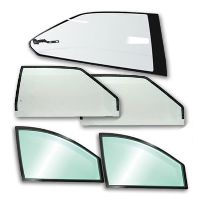Glass side Skoda Fabia