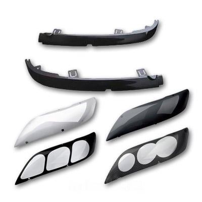 Headlight frames and covers Mercedes Cabriolet