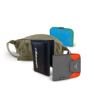 Wallets, purses, credit cards
