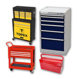 Tool boxes and cabinets  