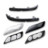 Headlight frames and covers  for Mercedes Kombi