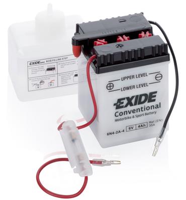 Exide 6N4-2A-4 Battery Exide Conventional 6V 4AH 35A(EN) L+ 6N42A4: Buy near me at 2407.PL in Poland at an Affordable price!