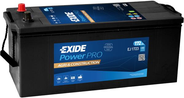 Exide EJ1723 Battery Exide 12V 172AH 1390A(EN) L+ EJ1723: Buy near me in Poland at 2407.PL - Good price!