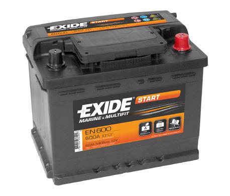 Exide EN600 Акумулятор Exide Start 12В 62Ач 540А(EN) R+ EN600: Приваблива ціна - Купити у Польщі на 2407.PL!