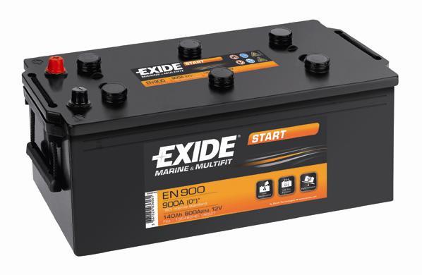 Exide EN900 Аккумулятор Exide 12В 140Ач 800А(EN) L+ EN900: Отличная цена - Купить в Польше на 2407.PL!