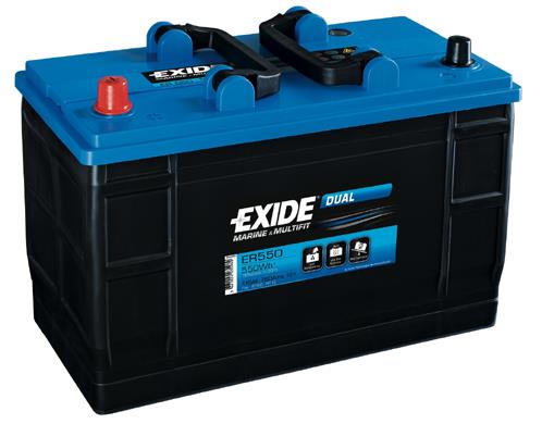 Exide ER550 Battery Exide Dual 12V 115AH 760A(EN) L+ ER550: Buy near me in Poland at 2407.PL - Good price!