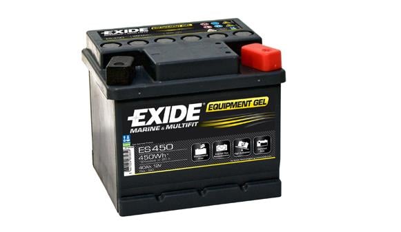 Exide ES450 Battery Exide Equipment GEL 12V 40AH 280A(EN) R+ ES450: Buy near me in Poland at 2407.PL - Good price!
