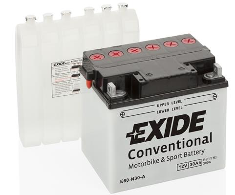 Exide E60-N30-A Akumulator Exide Conventional 12V 30AH 300A(EN) L+ E60N30A: Dobra cena w Polsce na 2407.PL - Kup Teraz!