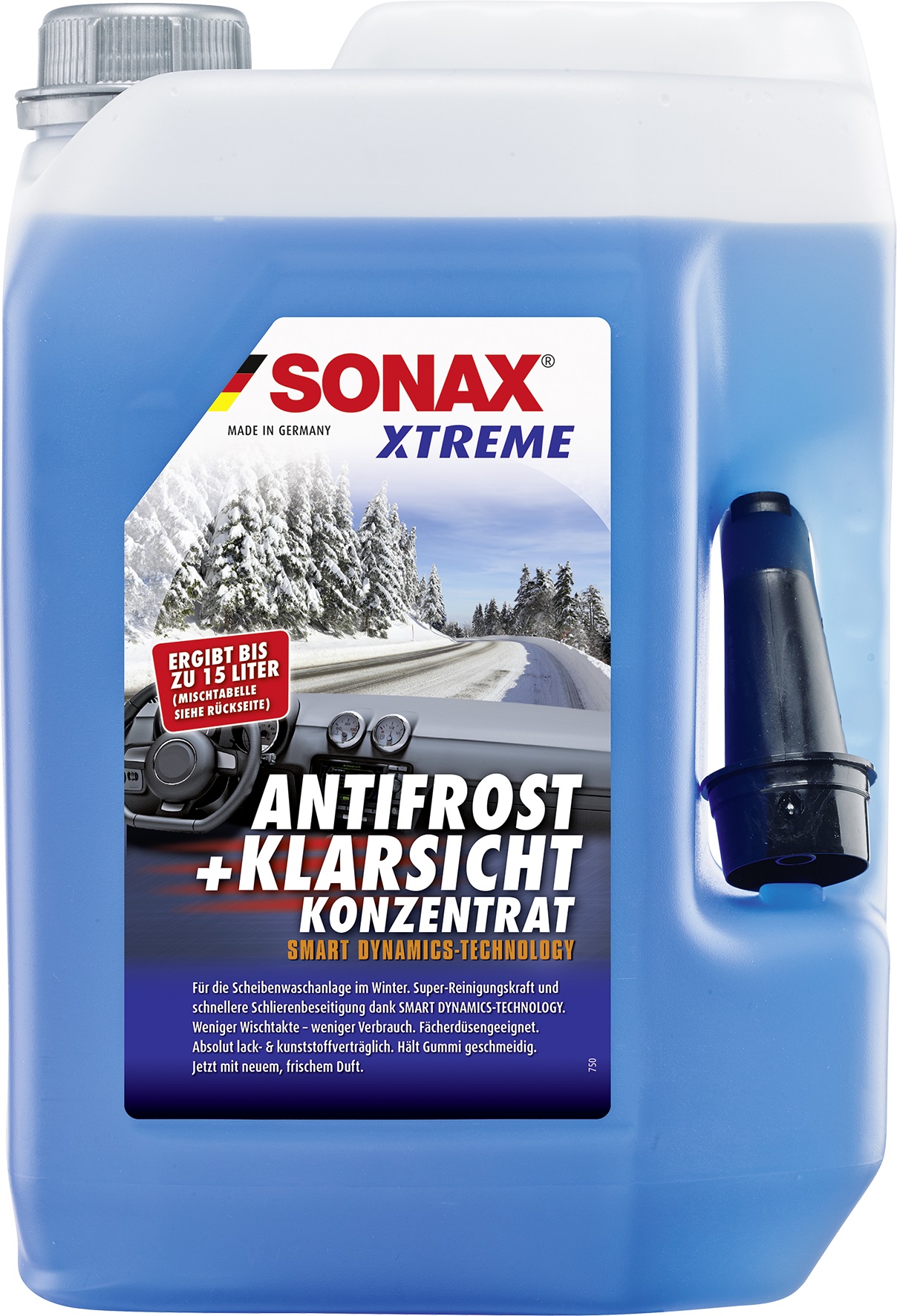 Sonax 232505 Winter windshield washer fluid, concentrate, -70°C, 5l 232505: Buy near me in Poland at 2407.PL - Good price!
