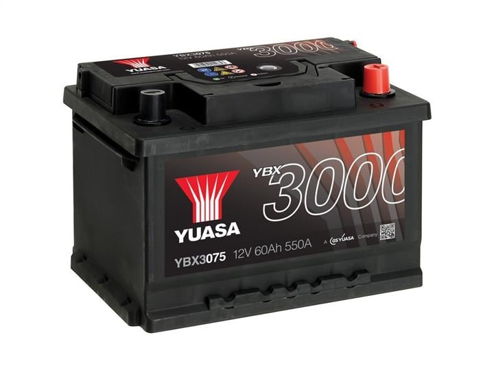 Yuasa YBX3075 Akumulator Yuasa YBX3000 SMF 12V 60AH 550A(EN) R+ YBX3075: Dobra cena w Polsce na 2407.PL - Kup Teraz!