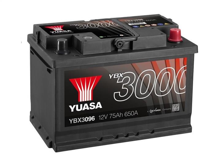 Akumulator Yuasa YBX3000 SMF 12V 75AH 650A(EN) R+