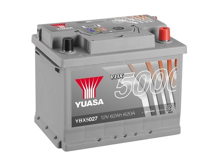 Akumulator Yuasa YBX5000 Silver High Performance SMF 12V 62AH 620A(EN) R+