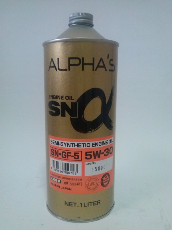 Alphas 709242 Engine oil Alphas SN 5W-30, 1L 709242: Buy near me in Poland at 2407.PL - Good price!