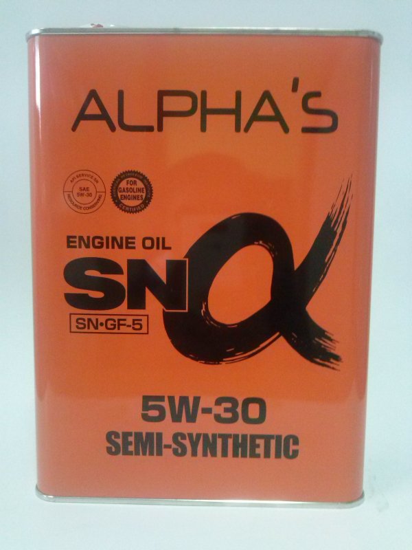 Alphas 709245 Моторное масло Alphas SN 5W-30, 4л 709245: Отличная цена - Купить в Польше на 2407.PL!