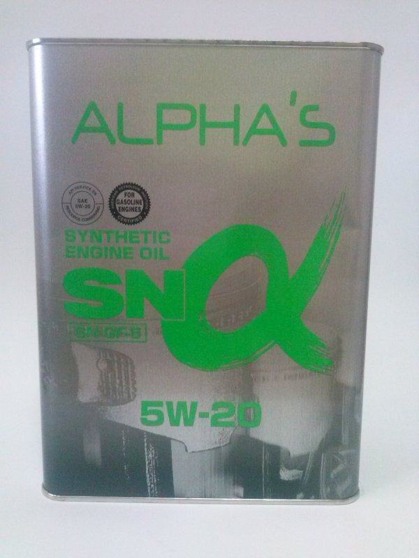 Alphas 709344 Engine oil Alphas SN GF-5 5W-20, 4L 709344: Buy near me in Poland at 2407.PL - Good price!