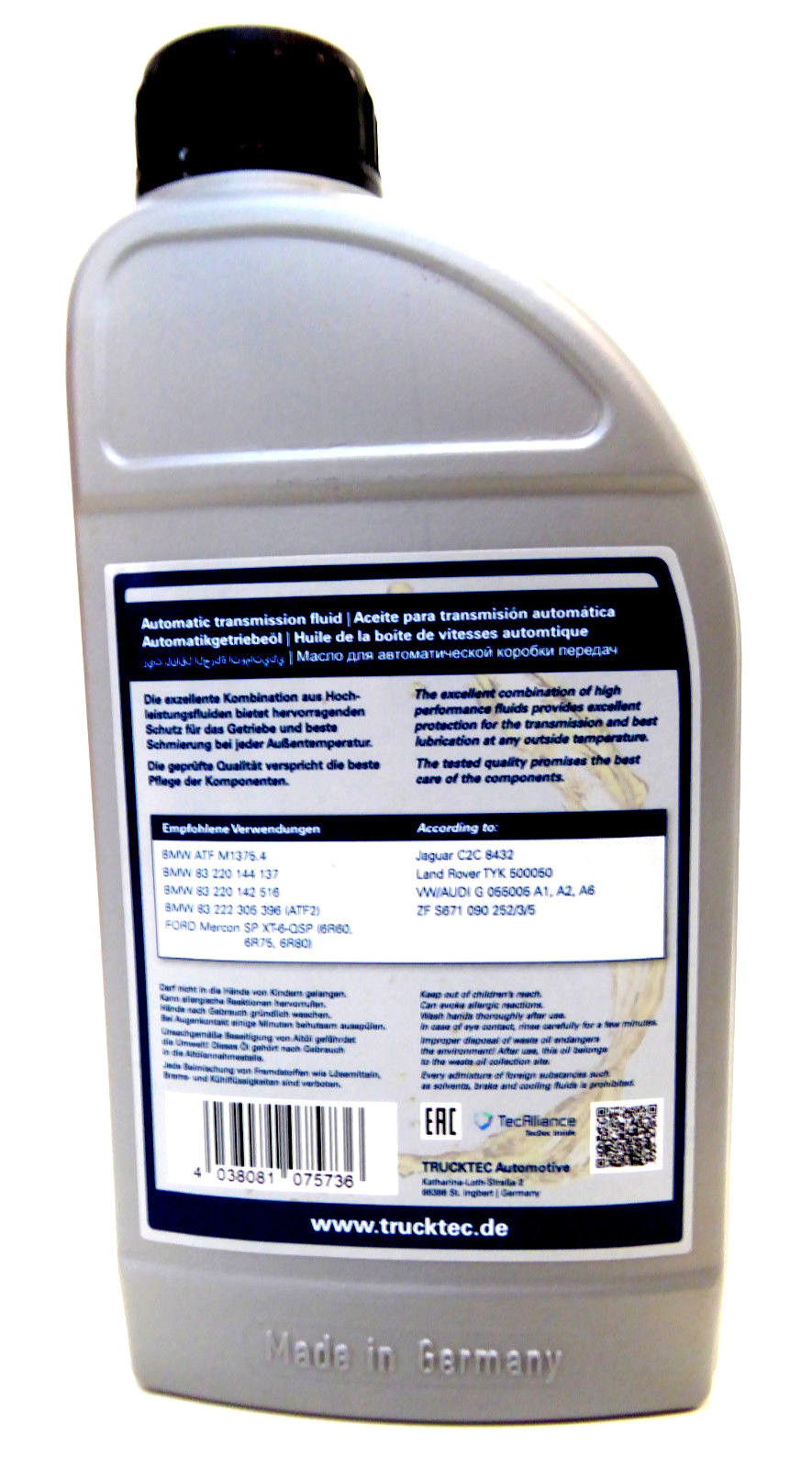 Trucktec 88.25.002 Automatic Transmission Oil 8825002: Buy near me in Poland at 2407.PL - Good price!