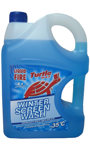 Turtle wax W4044 Winter windshield washer fluid, -35°C, Liquid flame, 4l W4044: Buy near me in Poland at 2407.PL - Good price!