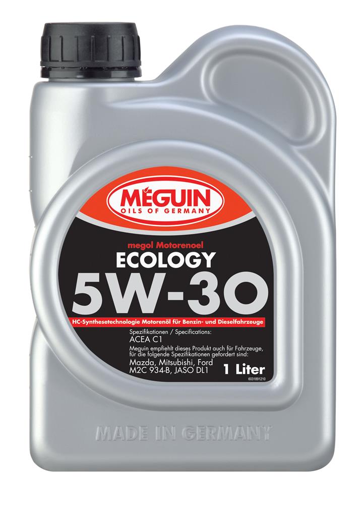 Meguin 3189 Engine oil Meguin Ecology 5W-30, 1L 3189: Buy near me in Poland at 2407.PL - Good price!