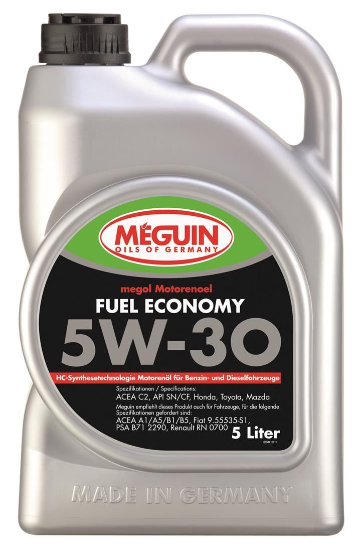 Meguin 9441 Моторное масло Meguin Fuel Economy 5W-30, 5л 9441: Отличная цена - Купить в Польше на 2407.PL!