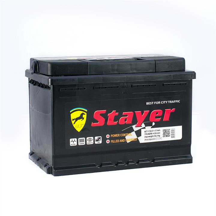 Stayer ISD-77-0 Battery Stayer Black 12V 77AH 720A(EN) R+ ISD770: Buy near me in Poland at 2407.PL - Good price!