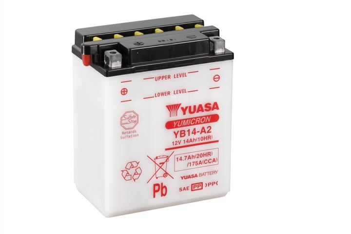 Yuasa YB14-A2 Battery Yuasa 12V 14AH 145A(EN) L+ YB14A2: Buy near me at 2407.PL in Poland at an Affordable price!