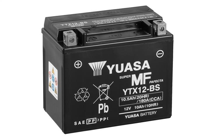 Yuasa YTX12-BS Battery Yuasa 12V 10AH 150A(EN) L+ YTX12BS: Buy near me in Poland at 2407.PL - Good price!