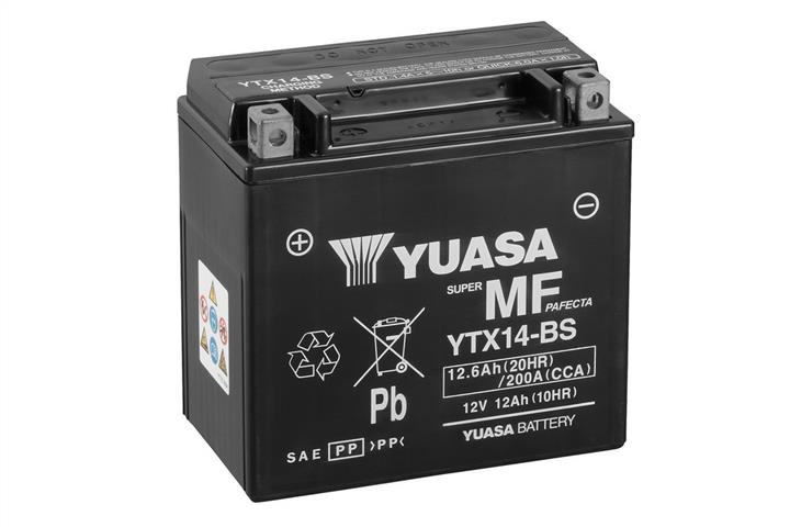 Yuasa YTX14-BS Akumulator Yuasa 12V 12AH 200A(EN) L+ YTX14BS: Dobra cena w Polsce na 2407.PL - Kup Teraz!