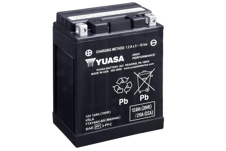 Yuasa YTX14-AH-BS Аккумулятор YTX14AHBS: Отличная цена - Купить в Польше на 2407.PL!