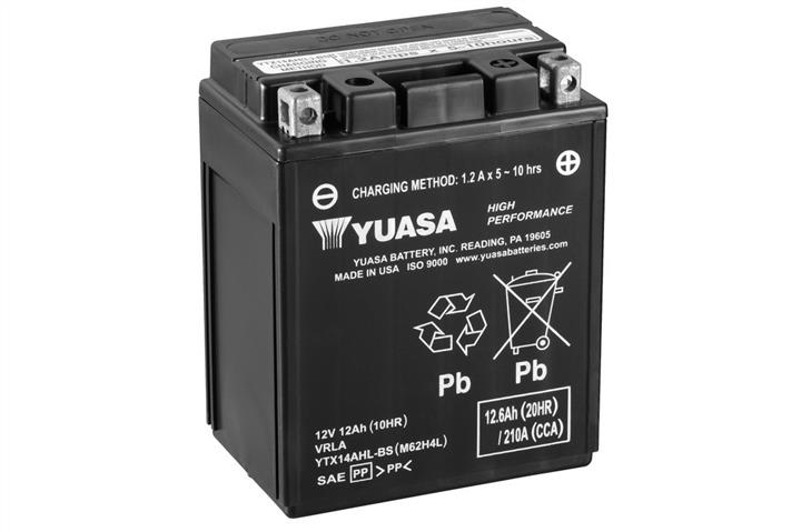 Yuasa YTX14AHLBS Battery Yuasa AGM 12V 12.6Ah 210A  R+ YTX14AHLBS: Buy near me in Poland at 2407.PL - Good price!