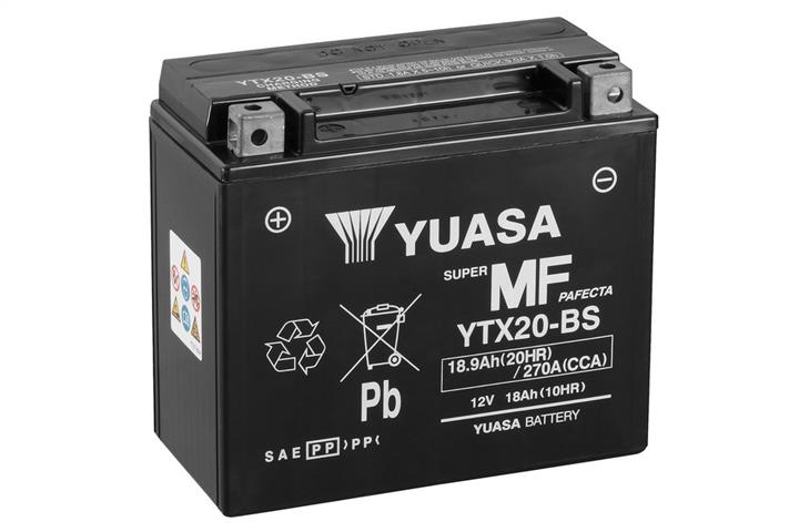 Yuasa YTX20-BS Акумулятор Yuasa AGM 12В 18,9Ah 270A L+ YTX20BS: Приваблива ціна - Купити у Польщі на 2407.PL!