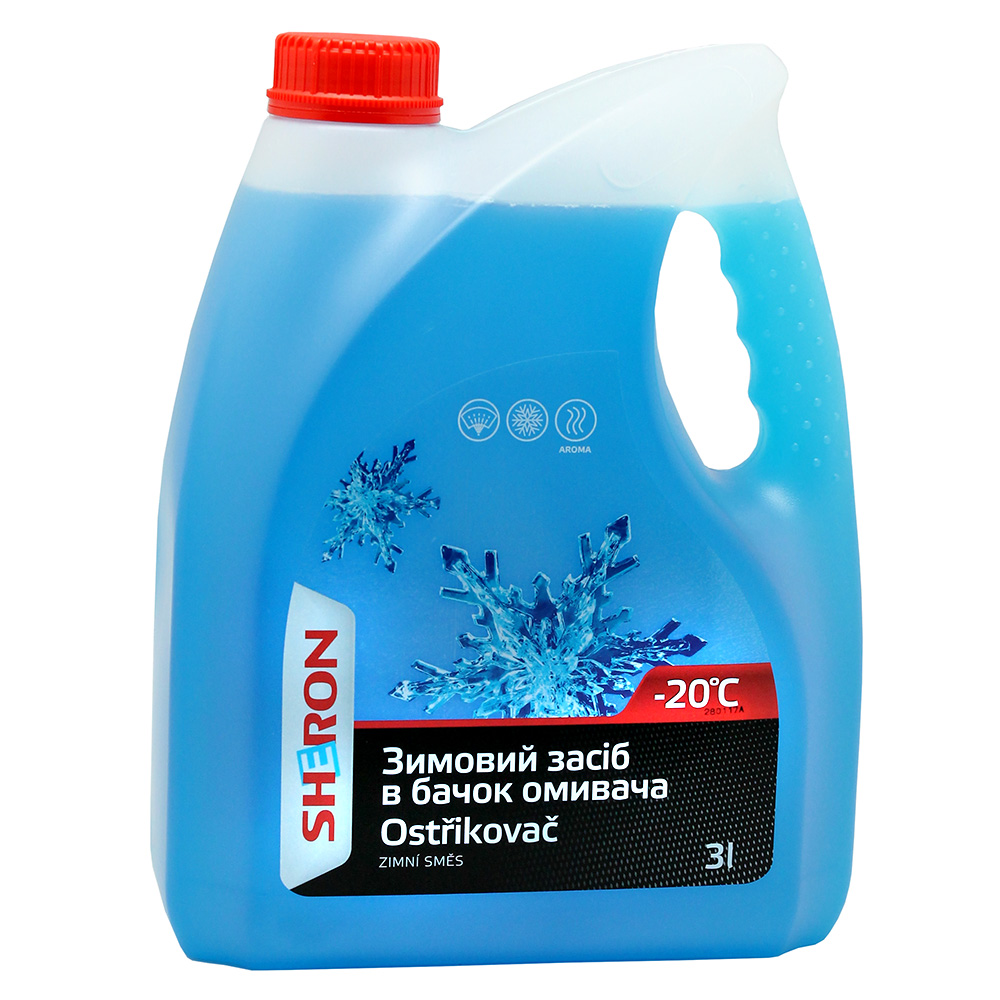 Sheron 998030 Winter windshield washer fluid, -20°C, 3l 998030: Buy near me in Poland at 2407.PL - Good price!