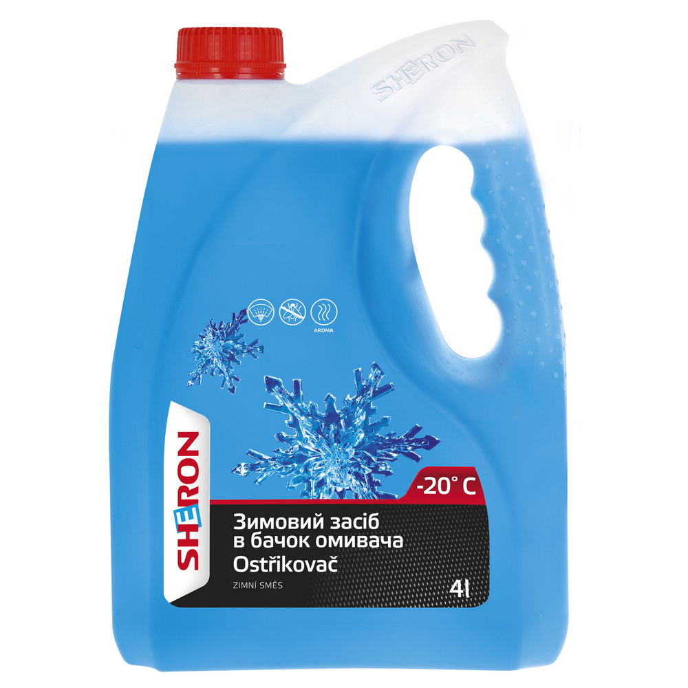 Sheron 991000 Winter windshield washer fluid, -20°C, 4l 991000: Buy near me in Poland at 2407.PL - Good price!