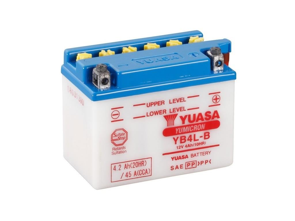Yuasa YB4L-B(CP) Akumulator Yuasa Yumicron 12V 4,2AH 45A(EN) P+ YB4LBCP: Dobra cena w Polsce na 2407.PL - Kup Teraz!