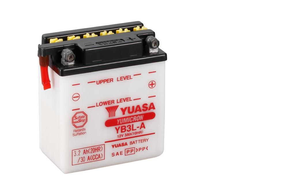 Yuasa YB3L-A Аккумулятор Yuasa 12В 3Ач 25А(EN) R+ YB3LA: Отличная цена - Купить в Польше на 2407.PL!