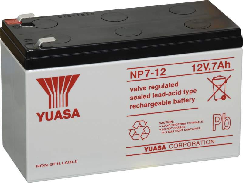 Yuasa NP7-12 Аккумулятор Yuasa 12В 7Ач L+ NP712: Отличная цена - Купить в Польше на 2407.PL!