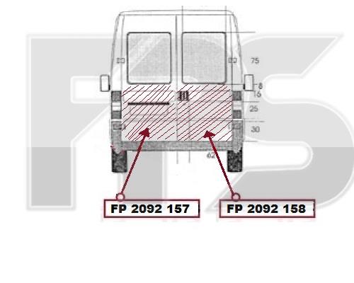 FPS FP 2092 157 Część naprawcza drzwi samochodu FP2092157: Dobra cena w Polsce na 2407.PL - Kup Teraz!