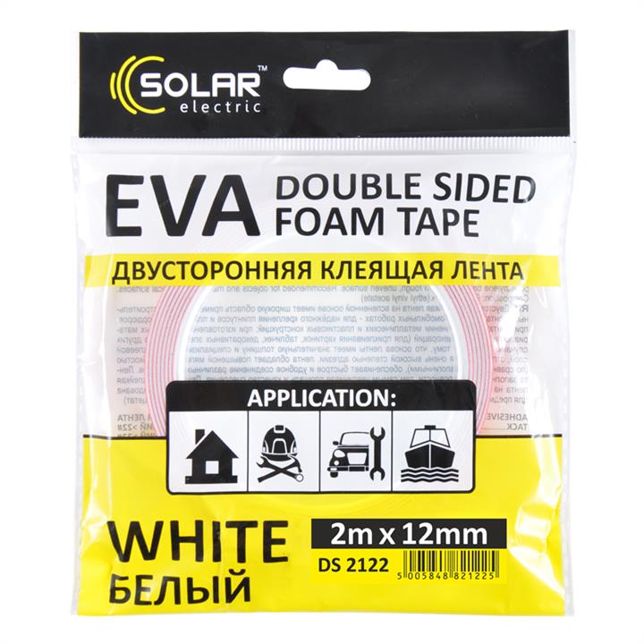 Solar DS2122 Double-sided tape, 12 mm x 2 m DS2122: Buy near me in Poland at 2407.PL - Good price!