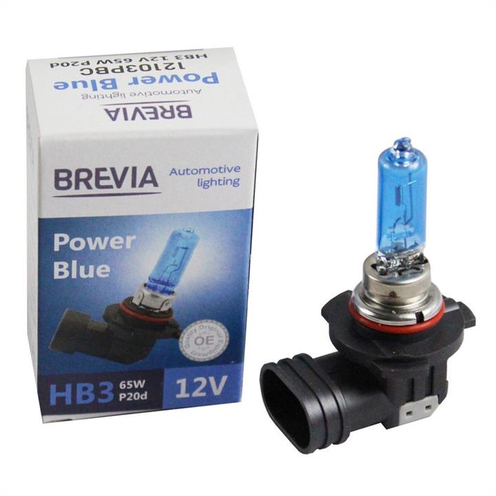 Brevia 12103PBC Halogen lamp Brevia Power Blue 12V HB3 65W 12103PBC: Buy near me in Poland at 2407.PL - Good price!