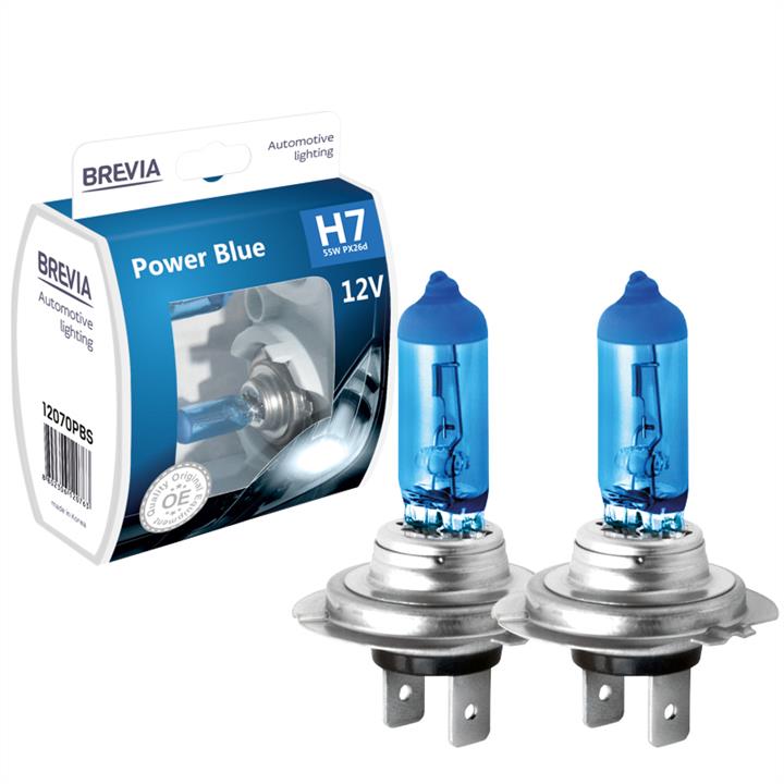 Brevia 12070PBS Halogen lamp Brevia Power Blue 12V H7 55W 12070PBS: Buy near me in Poland at 2407.PL - Good price!