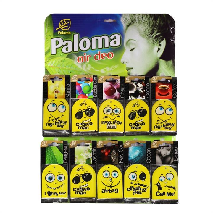 Paloma PDF01 Планшет ароматизаторов Faces микс (60 шт.) PDF01: Отличная цена - Купить в Польше на 2407.PL!