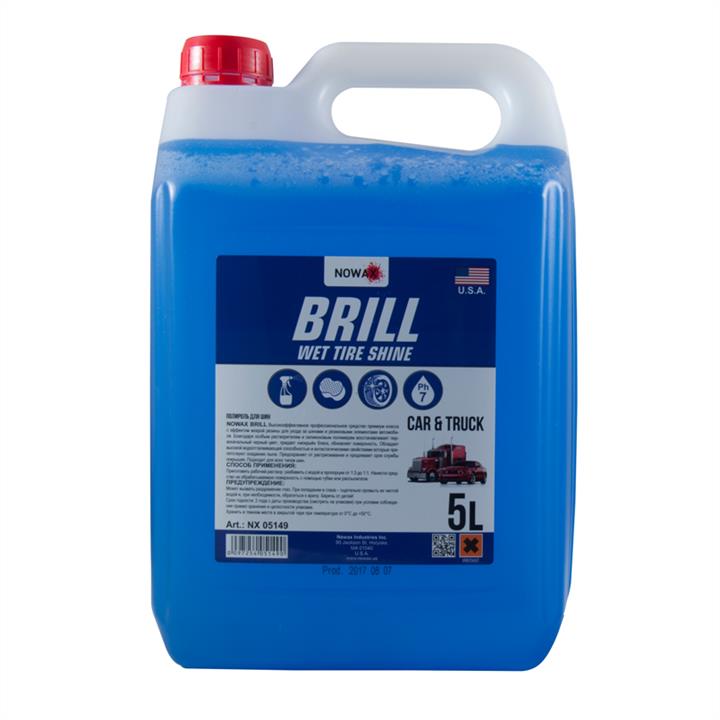 Nowax NX05149 NOWAX BRILL Wet Tire Shine Concentrate, 5L NX05149: Buy near me in Poland at 2407.PL - Good price!
