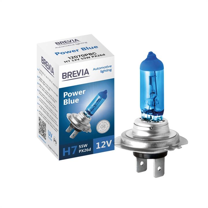 Brevia 12070PBC Halogen lamp Brevia Power Blue 12V H7 55W 12070PBC: Buy near me in Poland at 2407.PL - Good price!